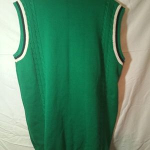 FUBU SWEATER VEST SIZE LARGE 100% COTTON